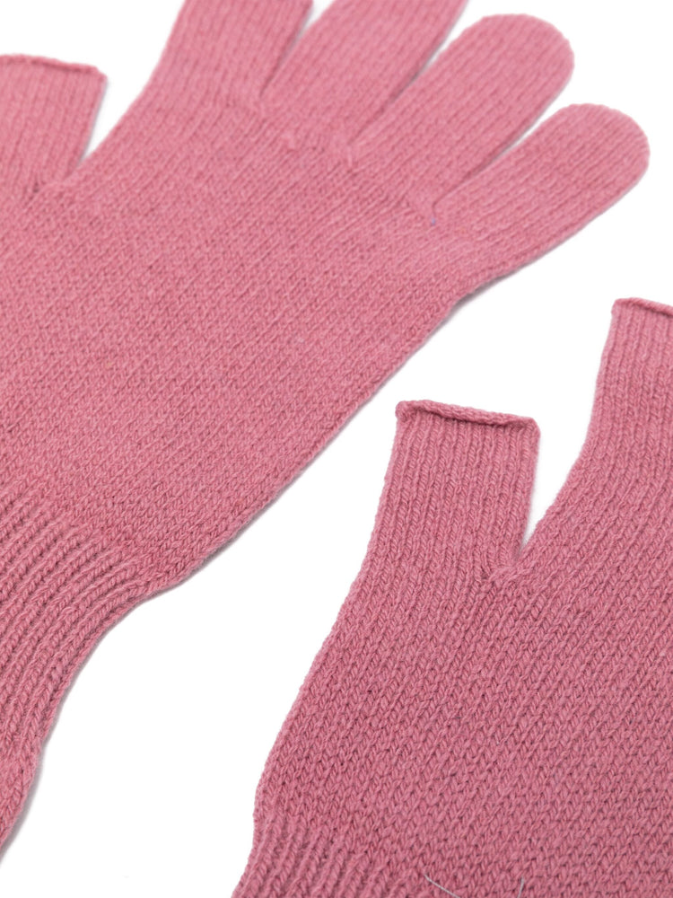 long knit gloves