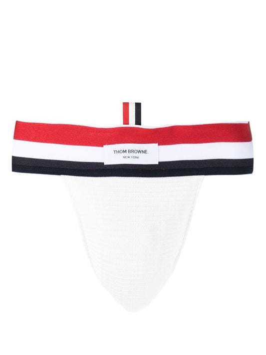 JOCK STRAP W/ RWB ELASTIC IN TEXTURED COTTON KNIT