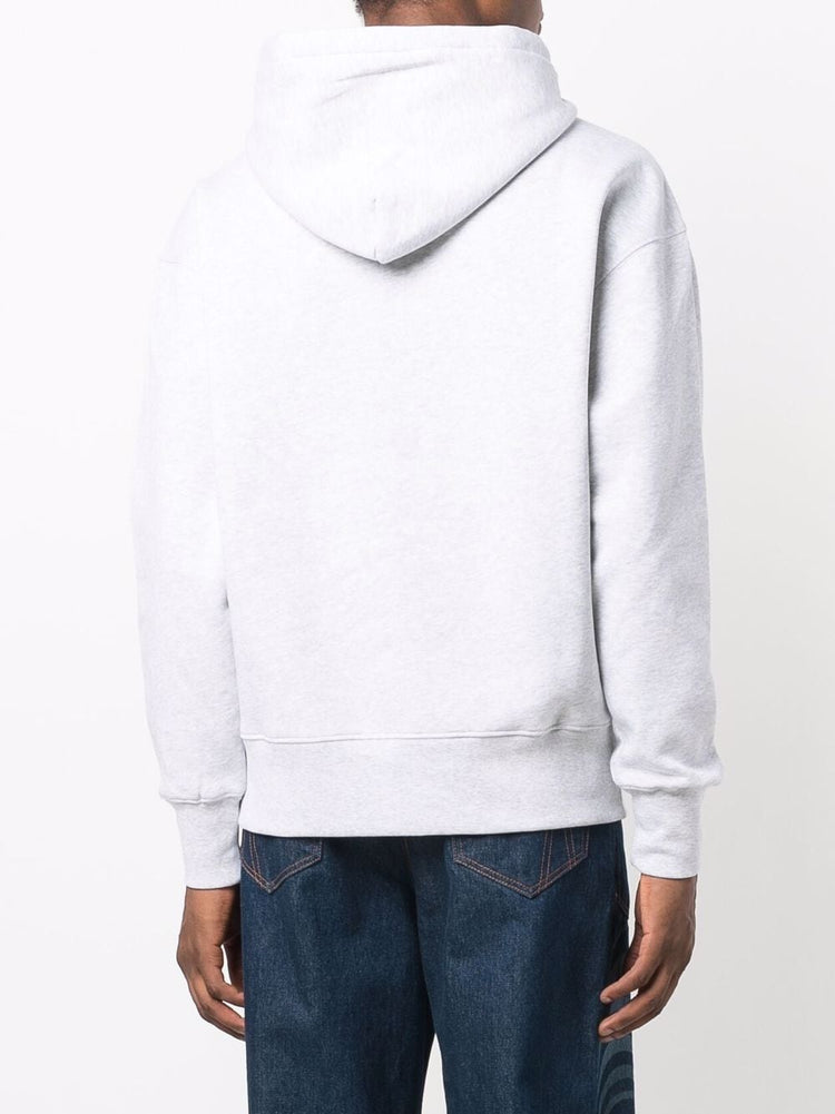 MSGM logo-print cotton hoodie