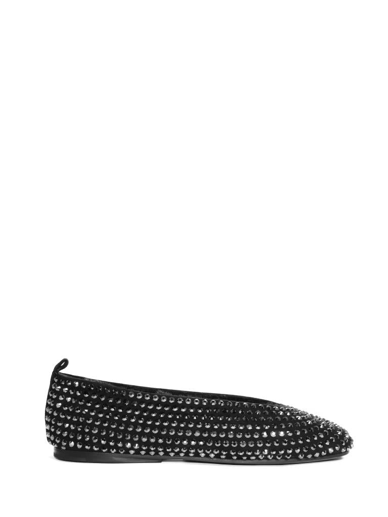 ballerina shoes crystal embellished