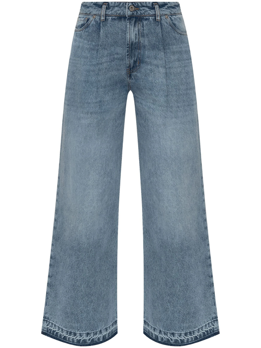 wide-leg jeans