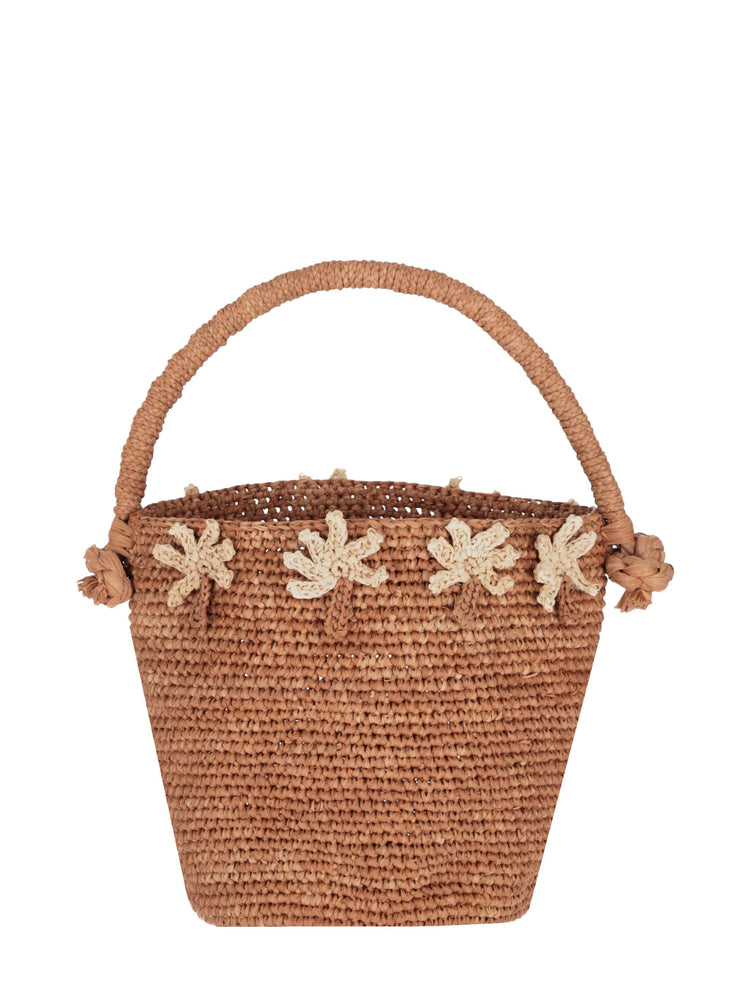 SHADOW OF THE PALM BASKET BAG BROWN  BRO