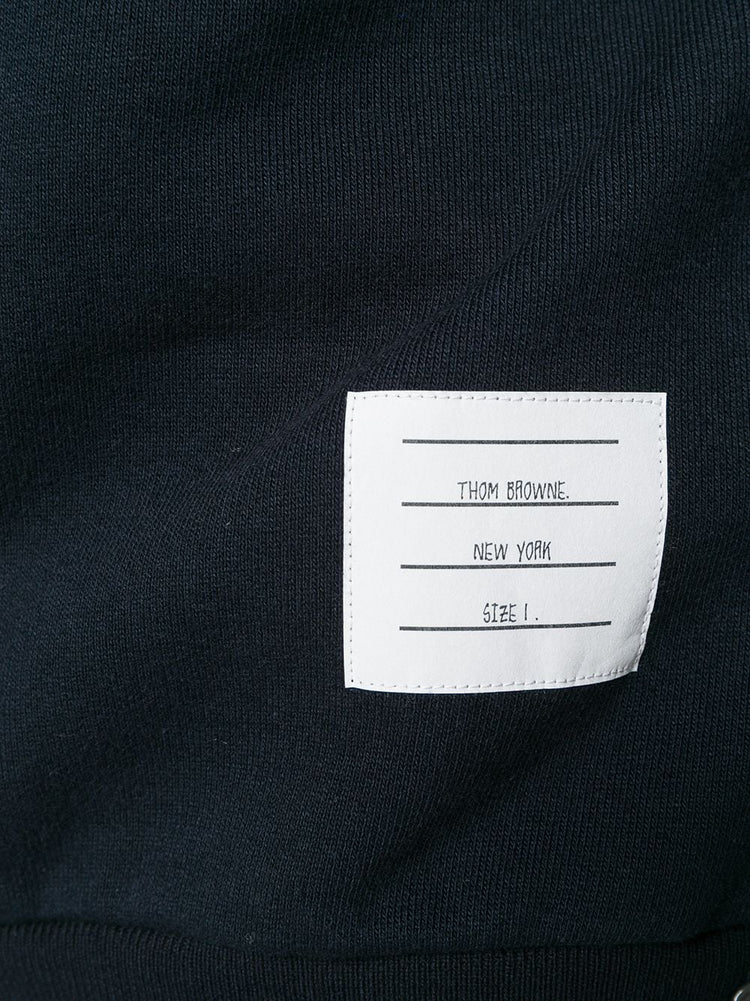 CREWNECK PULLOVER W/ CENTER-BACK RWB STRIPE IN CLASSIC LOOPBACK