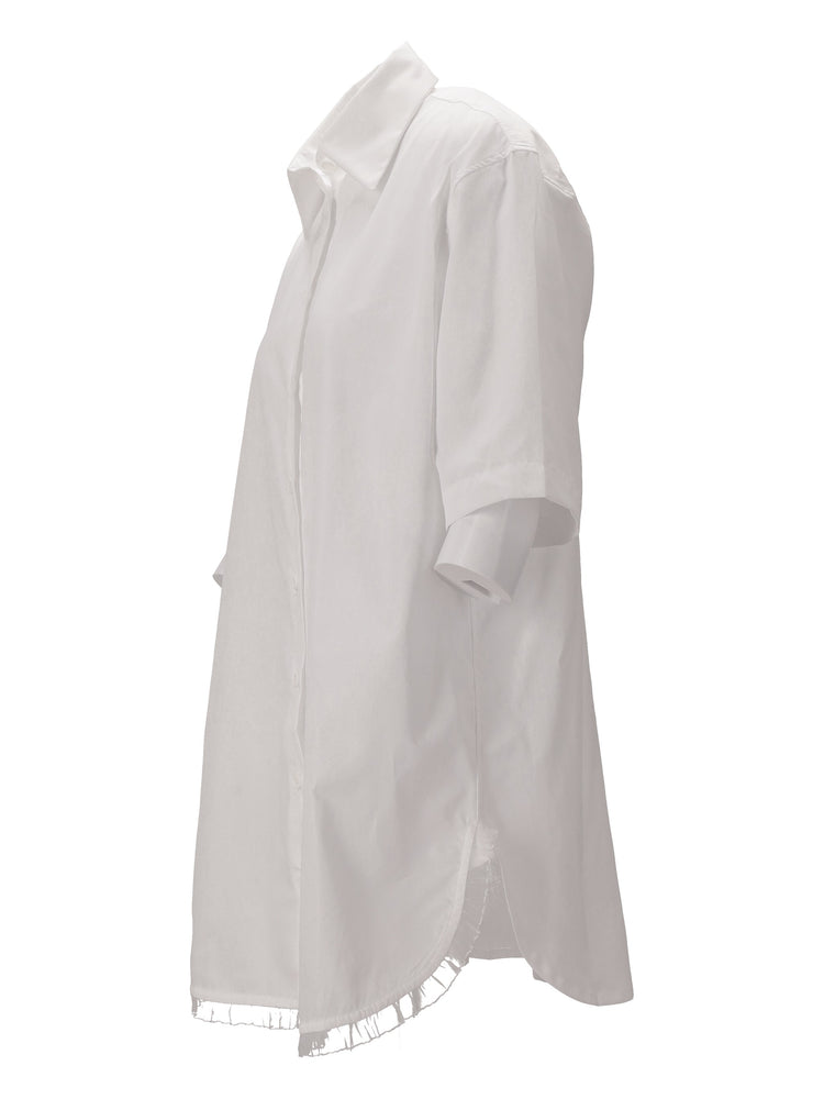 DOUGLAS SHORT-SLEEVED SHIRT - Cotton Poplin