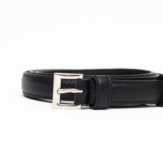 PRADA saffiano slim belt