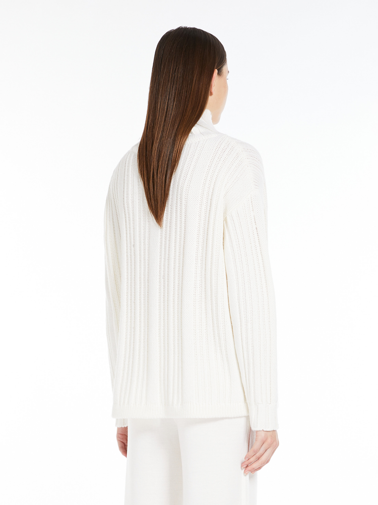 Vitalba wool and cashmere polo-neck jumper