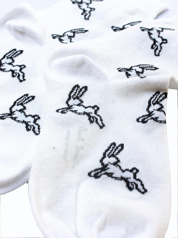 PAUL SMITH bunnies socks white