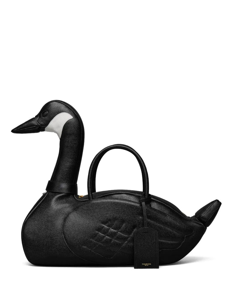 GOOSE BAG IN PEBBLE GRAIN LEATHER