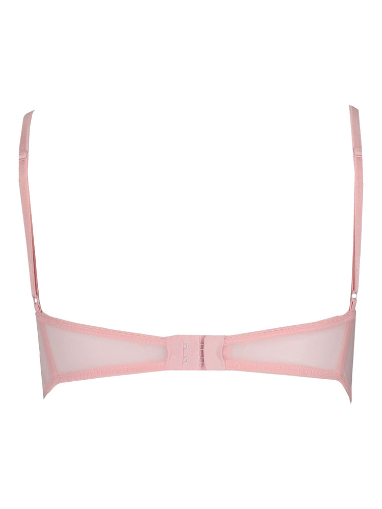 LAURA URBINATI lace bra baby pink