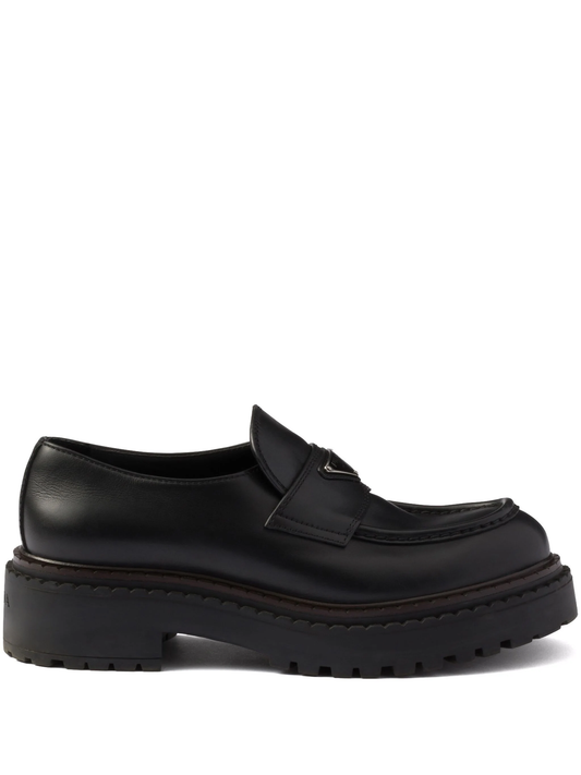 leather loafers