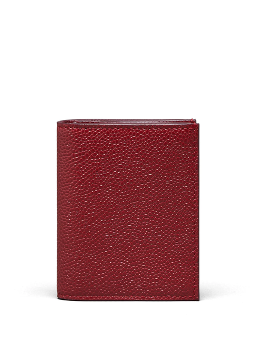 DOUBLE CARD HOLDER IN PEBBLE GRAIN LEATHER