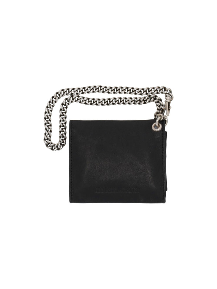 BOJAN SMALL WALLET WITH CHAIN VINTAGE LUX GRAINED