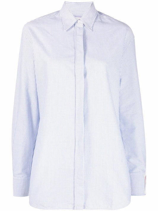 GOLDEN W'S BOYFRIEND SHIRT STRIPED OXFORD COTTON