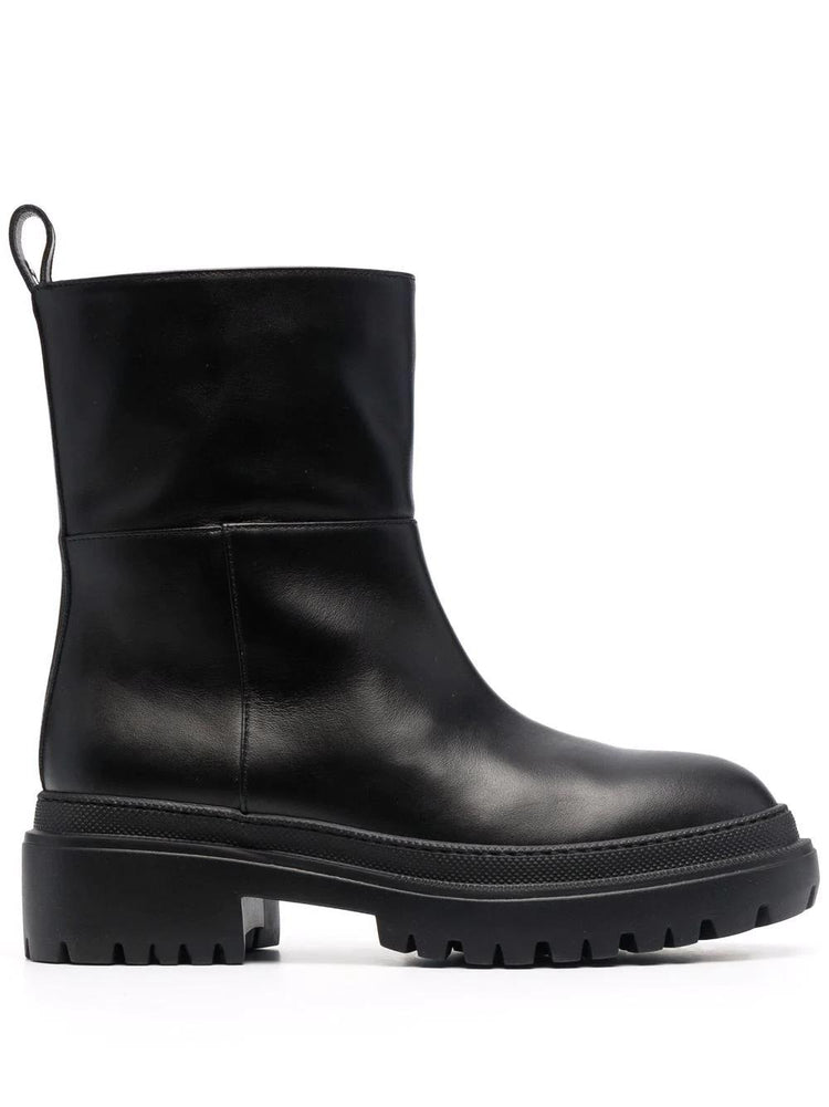 L'AUTRE CHOSE ankle-length leather boots