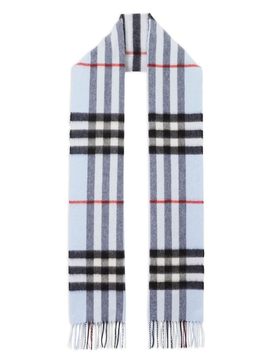 checked cashmere scarf