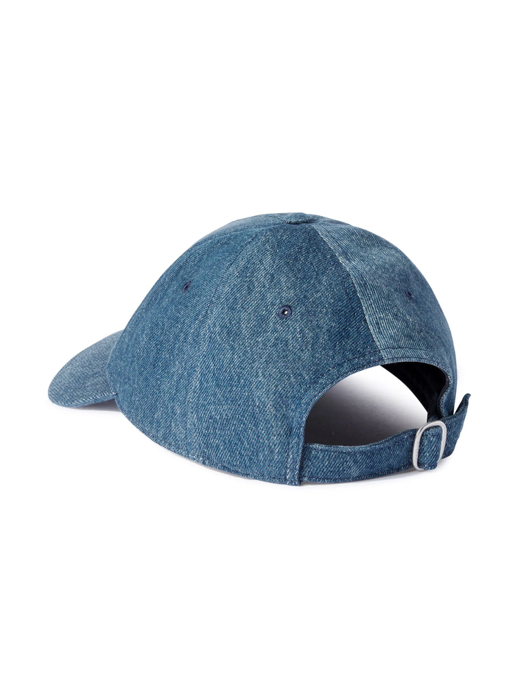 denim logo baseball cap