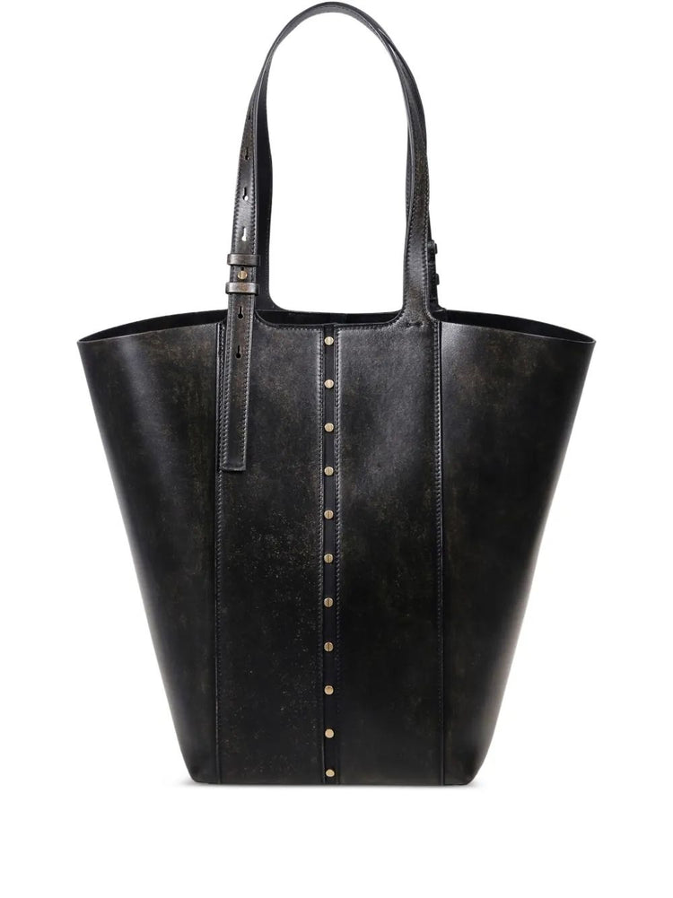 SHOPPING 24.7 NS VINTAGE LEATHER BODY GOLD METAL DETAILS