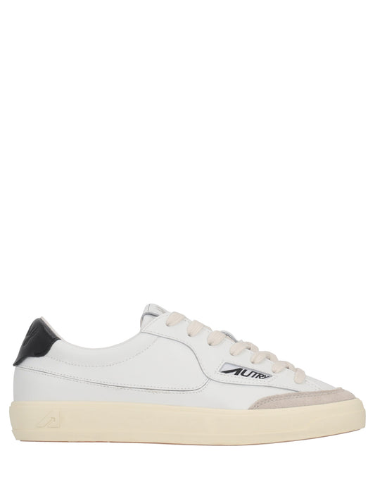 WINDSCAPE LOW WOM LEAT/SUE WHT/BLK