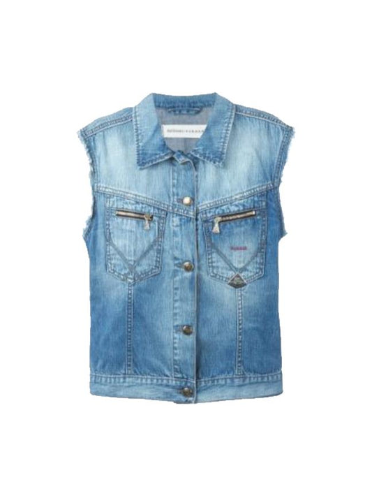 P.A.R.O.S.H. sleveless denim gilet