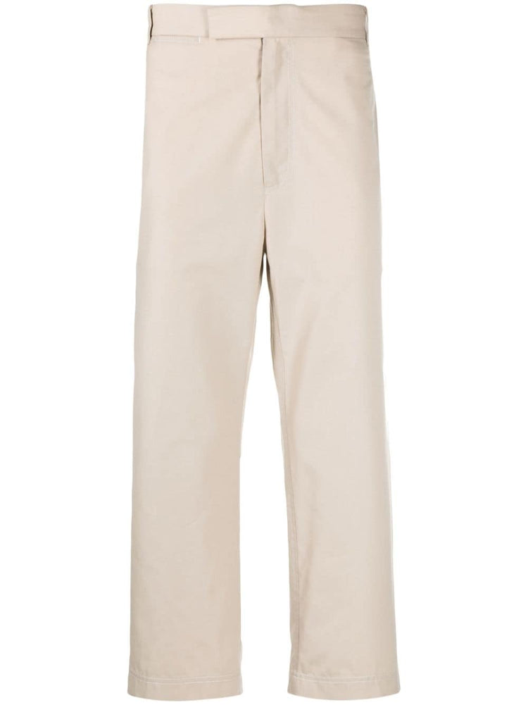 Typewriter Cloth straight trousers