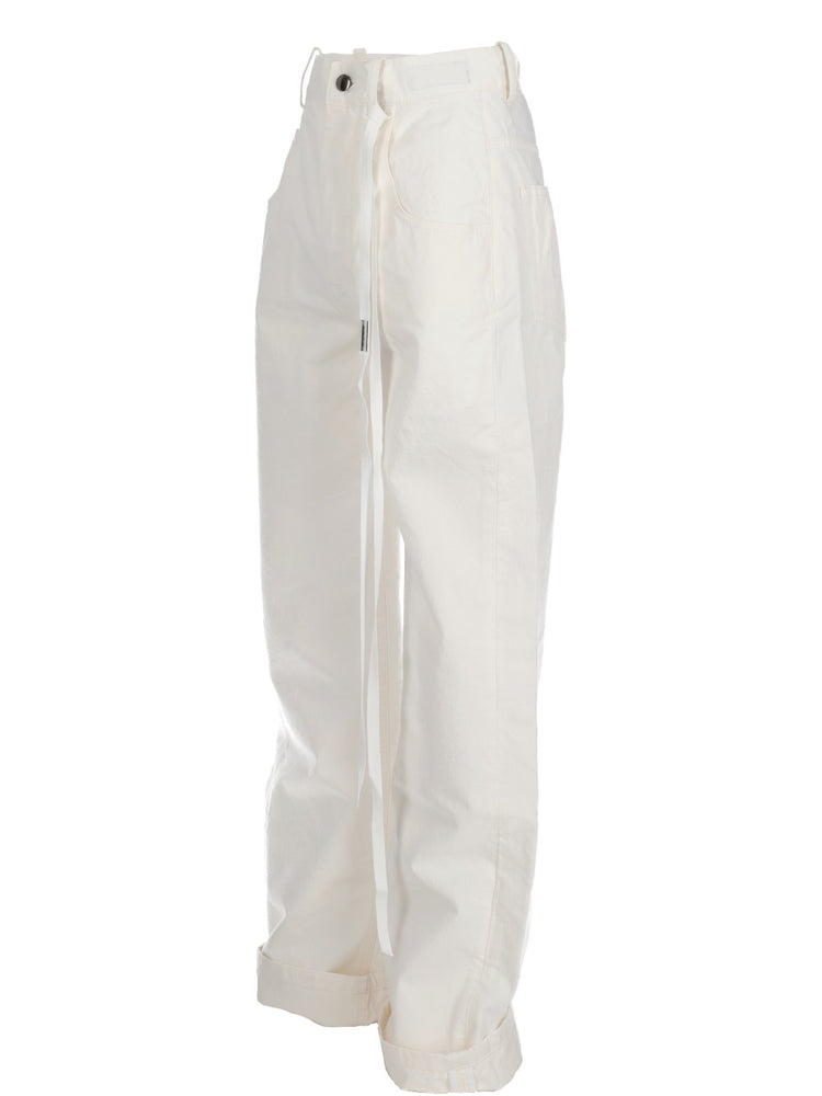 CLAIRE 5-POCKETS COMFORT TROUSERS NATURAL WASH COT