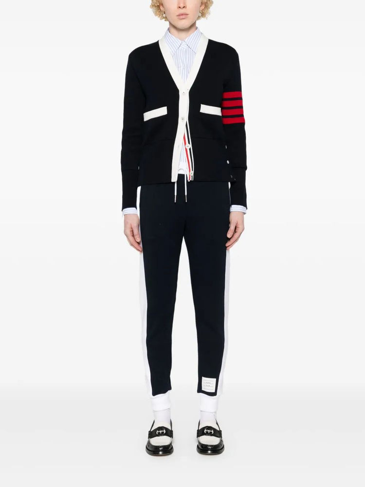 SWEATPANTS W/ ENGINEERED 4 BAR IN COLOR BLOCKED SOLID CLASSIC LOOPBACK JERSEY