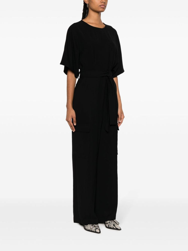 wide-leg cargo jumpsuit