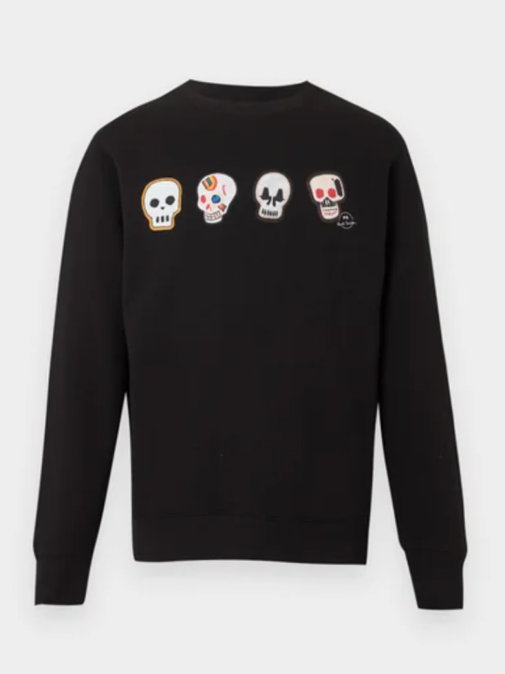 MENS CASUAL FIT SWEATSHIRT SKULLS