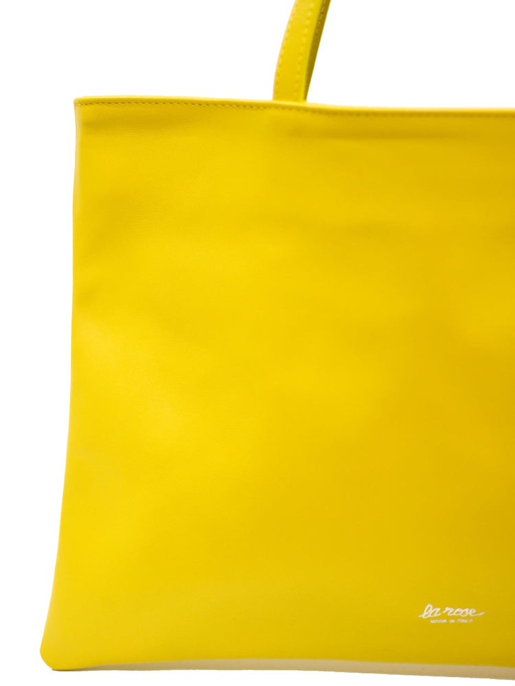 LA ROSE tote bag azzurro
