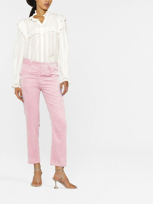 ISABEL MARANT Tilorsya corduroy straight trousers