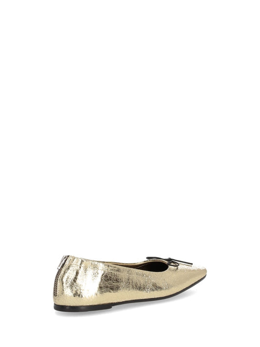 AMY WITH ZIP LAMINATED WRINKLED LEATHER UPPER