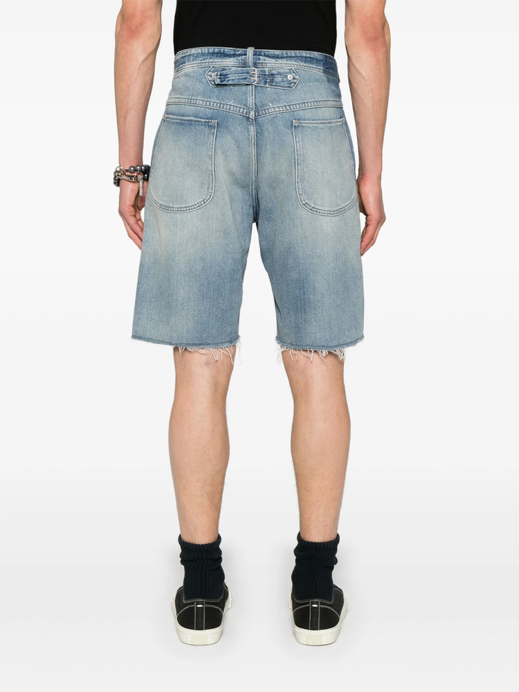 cut-off denim shorts