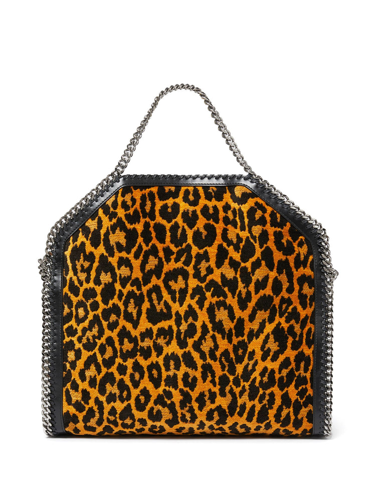 Falabella 3Chain leopard-print tote bag