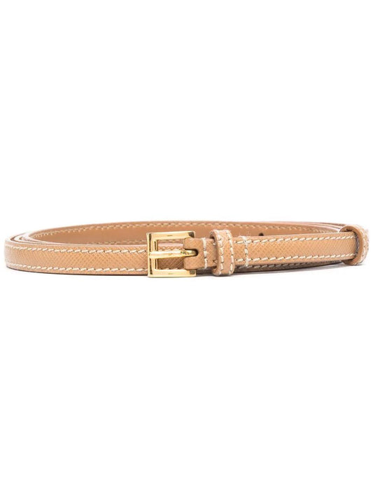 PRADA contrast-stitching buckle-fastening belt