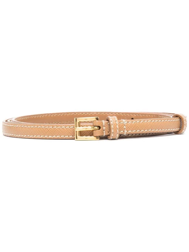 PRADA contrast-stitching buckle-fastening belt