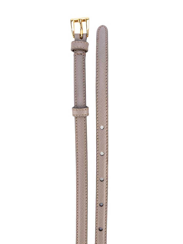 Prada belt clay 1 cm saffiano argilla