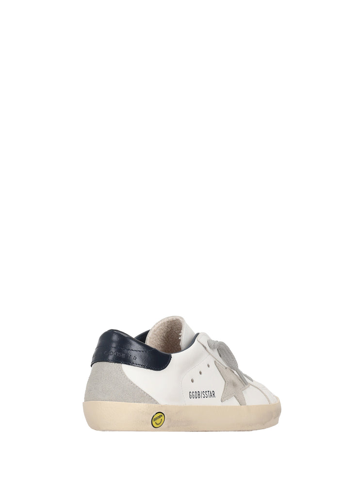 SUPER-STAR LEATHER UPPER AND HEEL SUEDE STAR AND SPUR