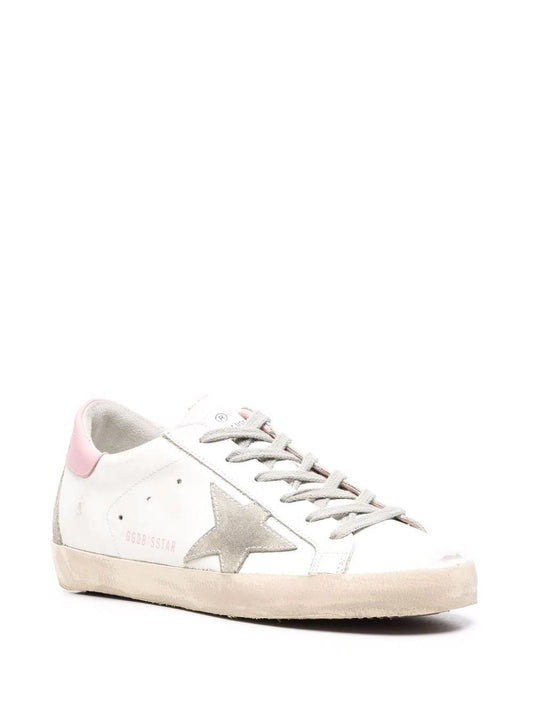 SUPER-STAR LEATHER UPPER AND HEEL SUEDE STAR AND SPUR CREAM SOLE