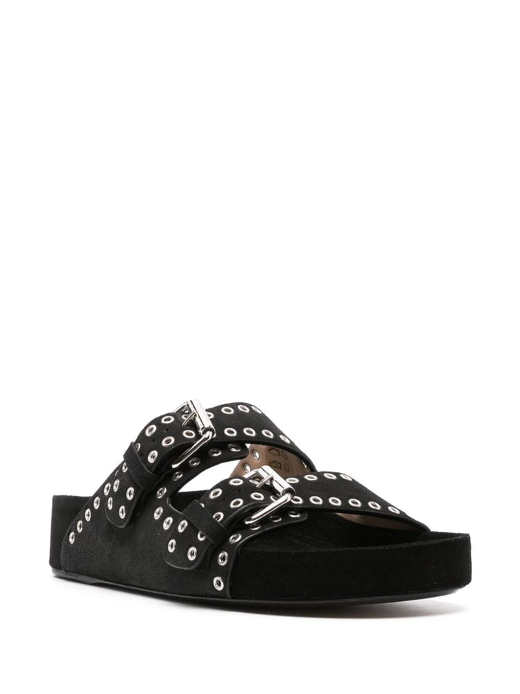 Lennyo eyelet-embellished sandals