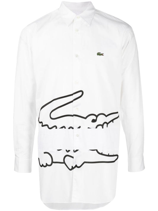 x Lacoste cotton shirt