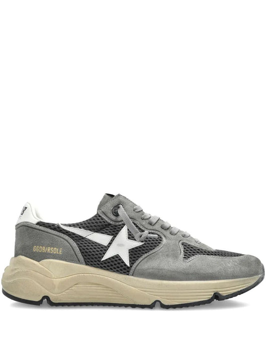 RUNNING NET UPPER SUEDE TOE AND SPUR LEATHER STAR AND HEEL