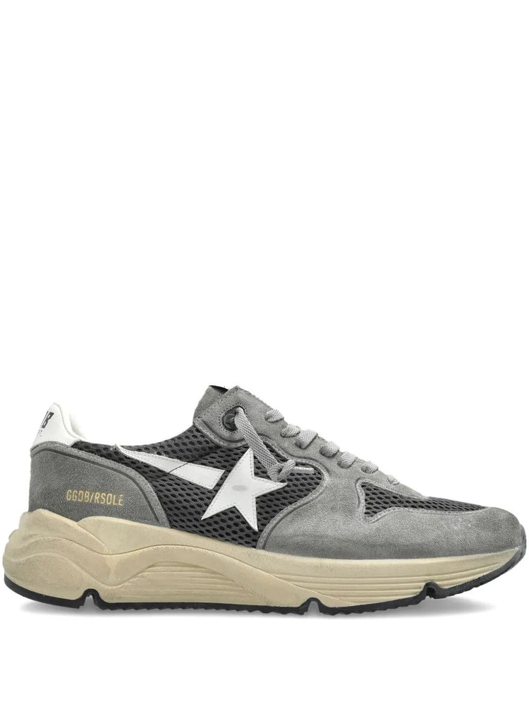 RUNNING NET UPPER SUEDE TOE AND SPUR LEATHER STAR AND HEEL