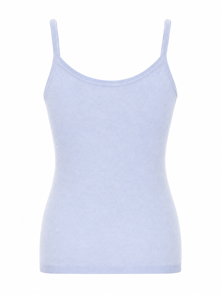 LA ROSE tank cash/silk RED