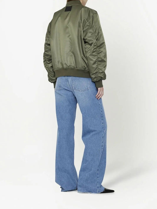 LEON BOMBER  ARMY GREEN