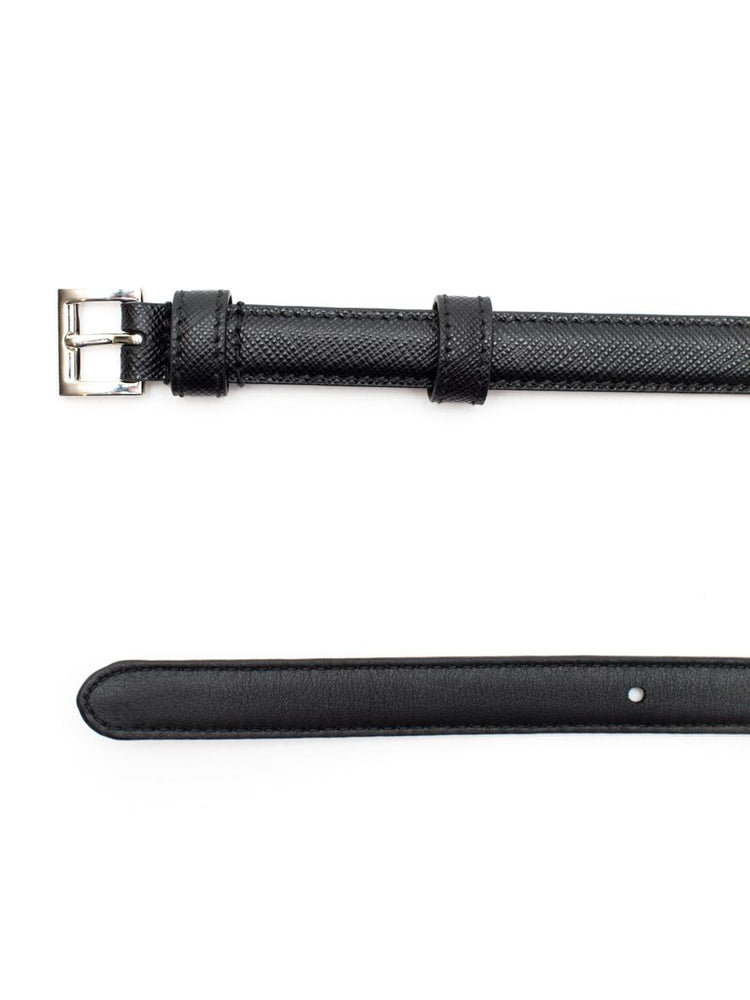 PRADA saffiano slim belt