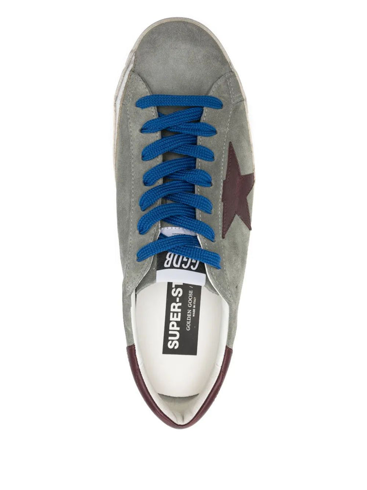 SUPER-STAR SUEDE UPPER AND TOE LEATHER STAR AND HEEL