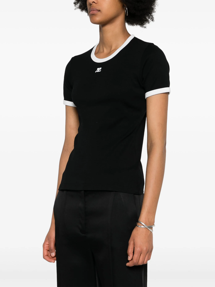 T-SHIRT SIGNATURE CONTRAST