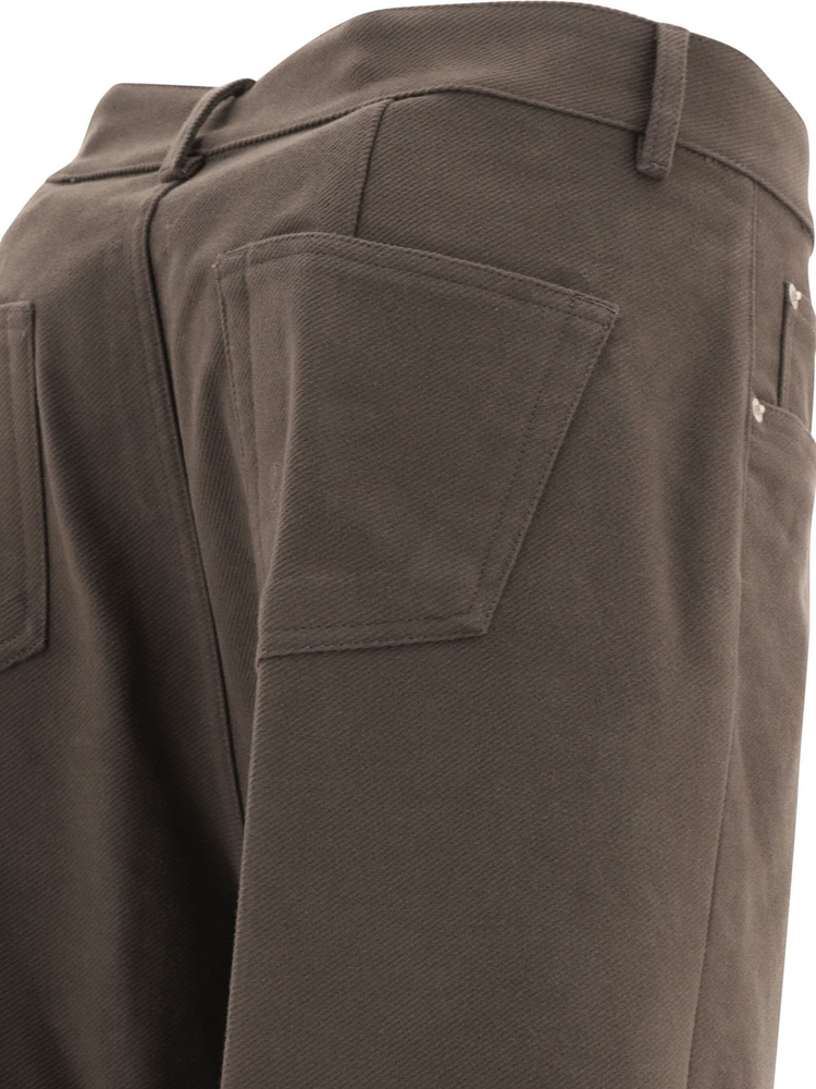 Geth straight-leg cotton trousers