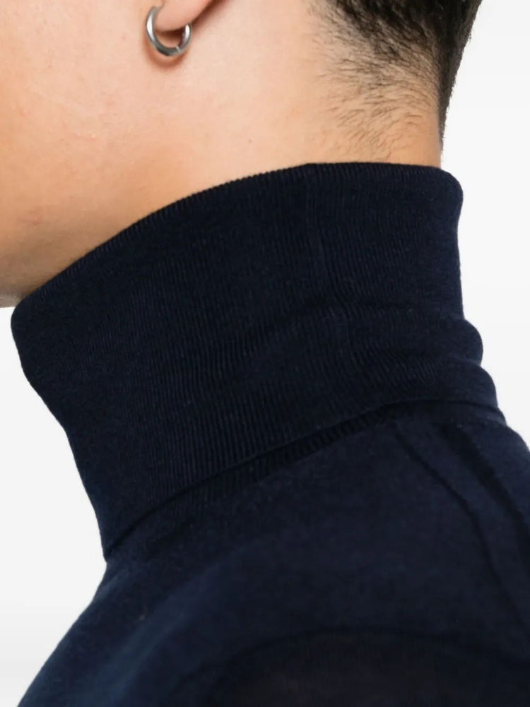 PULL COL ROULE CACHEMIRE LAINE