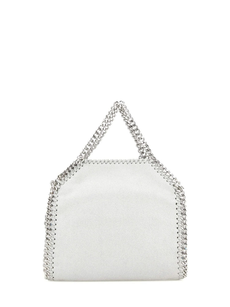 tiny Falabella suede bag